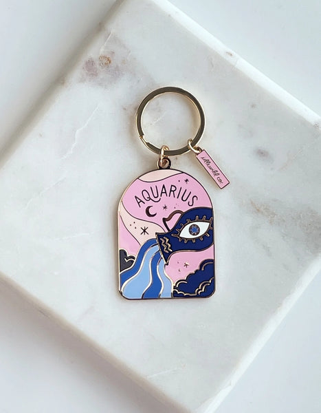 Idlewild Co. Zodiac Keychain - Aquarius - Idlewild Co. - Wild Lark