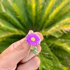 Enamel Pins by Plant Scouts - Aster Flower - Plant Scouts - Wild Lark