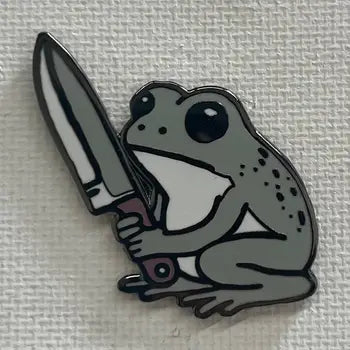 Strike Gently Pins - Attack Frog - Strike Gently - Wild Lark
