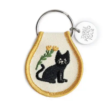 Patch Keychain - Black Cat - Three Potato Four - Wild Lark