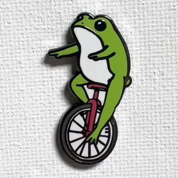 Strike Gently Pins - Unicycle Frog Boi - Strike Gently - Wild Lark