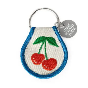 Patch Keychain - Cherries - Three Potato Four - Wild Lark