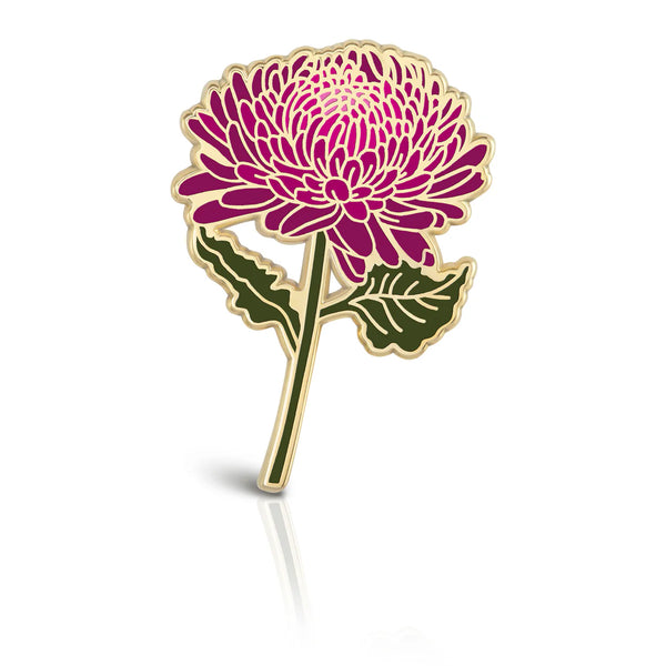 Enamel Pins by Plant Scouts - Chrysanthemum Flower - Plant Scouts - Wild Lark