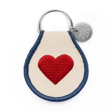 Patch Keychain - Classic Heart - Three Potato Four - Wild Lark