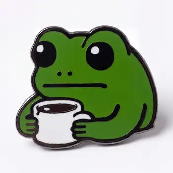 Strike Gently Pins - Coffee Frog - Strike Gently - Wild Lark