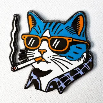 Strike Gently Pins - Cool Cat - Strike Gently - Wild Lark