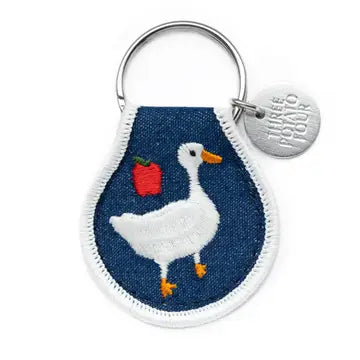 Patch Keychain - Cottage Goose - Three Potato Four - Wild Lark