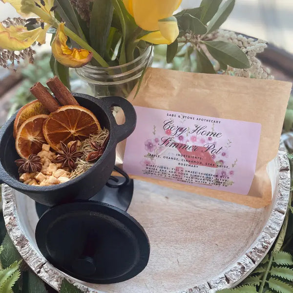 Simmer Pot Blend - Cozy Home Blend - Sage & Stone Apothecary - Wild Lark