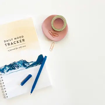 Spiral Notebook - Daily Mood Mountains Notebook - Steel Petal Press - Wild Lark