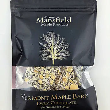 Dark Chocolate Maple Bark - - Mount Mansfield Maple Products - Wild Lark