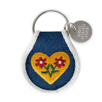 Patch Keychain - Dutch Heart - Three Potato Four - Wild Lark