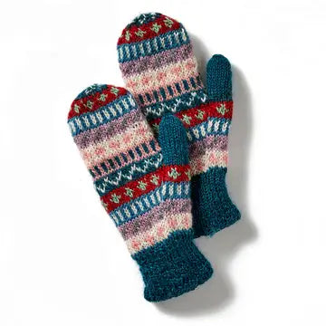 Folklore Knit Collection - Winter Mittens - SERRV International - Wild Lark