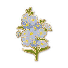 Enamel Pins by Plant Scouts - Forget Me Not Flower - Plant Scouts - Wild Lark