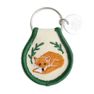 Patch Keychain - Fox - Three Potato Four - Wild Lark