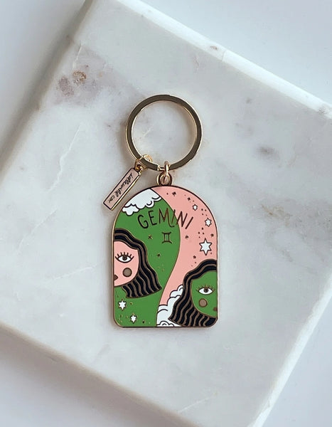 Idlewild Co. Zodiac Keychain - Gemini - Idlewild Co. - Wild Lark