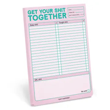 Get Your Shit Together Pad - - Knock Knock - Wild Lark