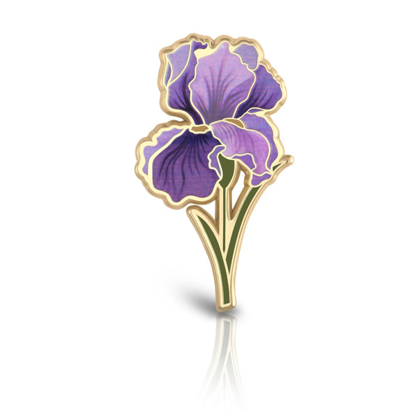Enamel Pins by Plant Scouts - Iris Flower - Plant Scouts - Wild Lark