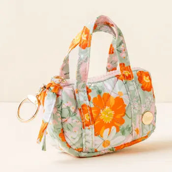 Itty Bitty Duffle Bag Charm - Bouquet Beauty Sage - The Darling Effect - Wild Lark