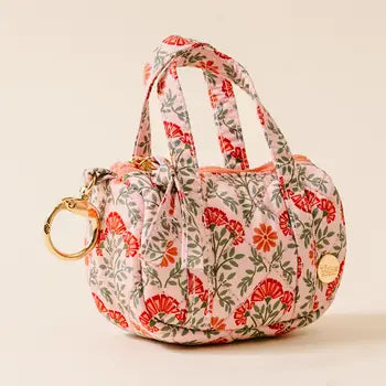 Itty Bitty Duffle Bag Charm - Everbloom Dusty Rose - The Darling Effect - Wild Lark