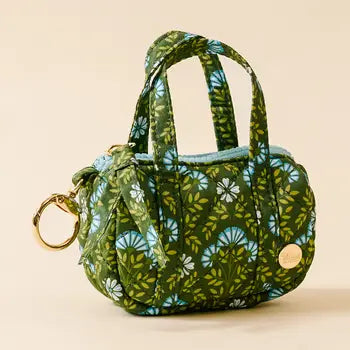 Itty Bitty Duffle Bag Charm - Everbloom Forest Green - The Darling Effect - Wild Lark