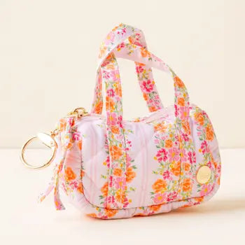 Itty Bitty Duffle Bag Charm - Petal Parade Pink - The Darling Effect - Wild Lark