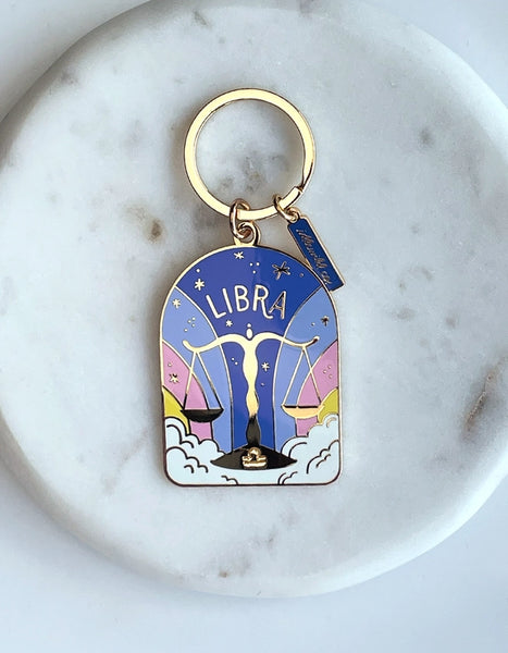 Idlewild Co. Zodiac Keychain - Libra - Idlewild Co. - Wild Lark