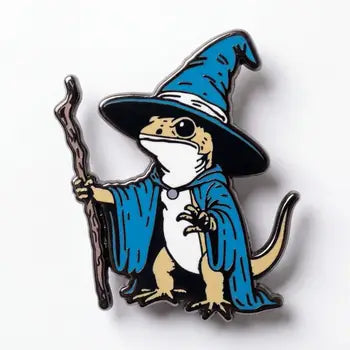 Strike Gently Pins - Lizard Wizard - Strike Gently - Wild Lark