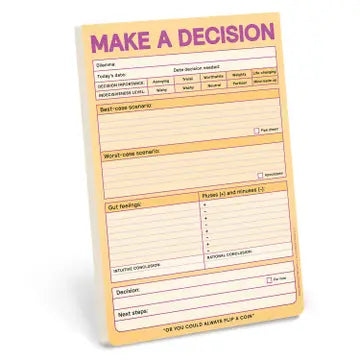 Make A Decision Pad - - Knock Knock - Wild Lark