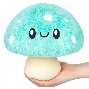 Mushroom Plushie - Turquoise Toadstool - Squishable - Wild Lark