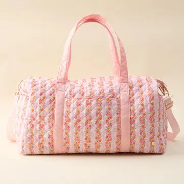 On-the-Go! Quilted Weekender Bag - Petal Parade Pink - The Darling Effect - Wild Lark