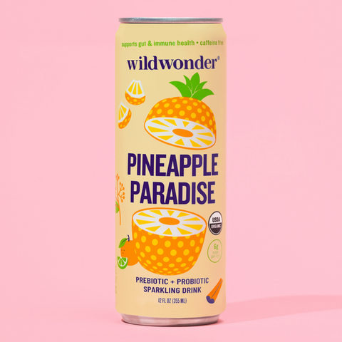 Pineapple Paradise Sparkling Prebiotic + Probiotic Drink -  - wildwonder - Wild Lark