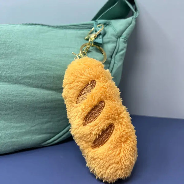 Plush Keychain - Bread - Rainbow Unicorn Birthday Surprise - Wild Lark
