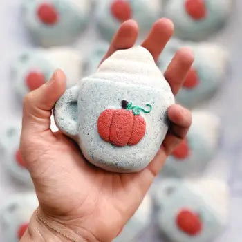 Autumnal Bath Bomb - Sale-Pumpkin Spice Latte - The Sister Made - Wild Lark