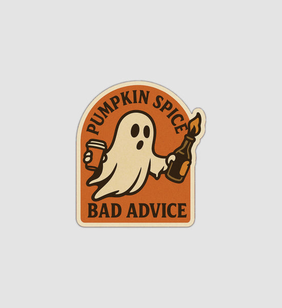 Aesthetic Stickers - Pumpkin Spice & Bad Advice - Stick It Aesthetic - Wild Lark