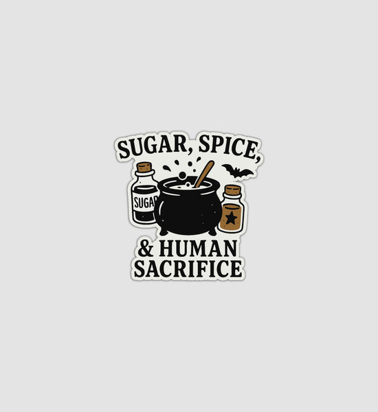 Aesthetic Stickers - Sugar Spice & Human Sacrifice - Stick It Aesthetic - Wild Lark