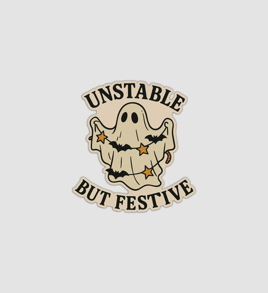 Aesthetic Stickers - Unstable But Festive - Stick It Aesthetic - Wild Lark
