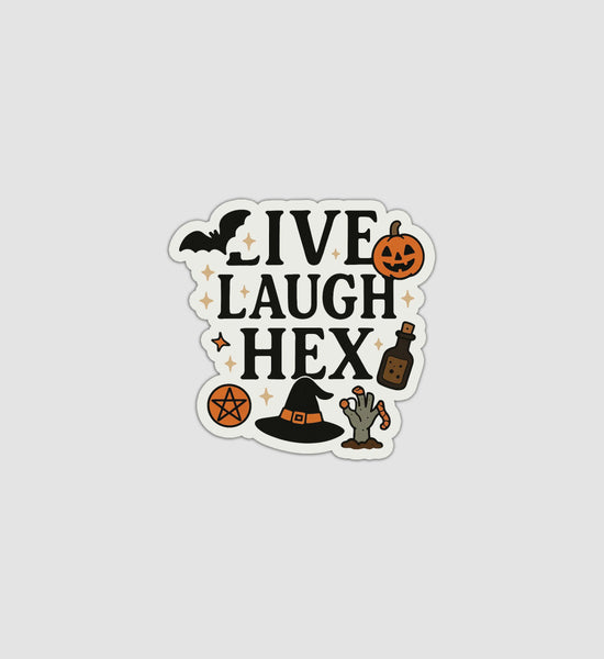 Aesthetic Stickers - Live Laugh Hex - Stick It Aesthetic - Wild Lark