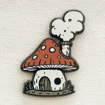 Strike Gently Pins - Mushroom House - Strike Gently - Wild Lark