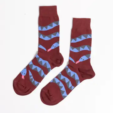 Crew Socks - Snake / Small - Yellow Owl Workshop - Wild Lark