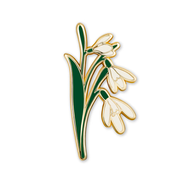 Enamel Pins by Plant Scouts - Snowdrop Flower - Plant Scouts - Wild Lark