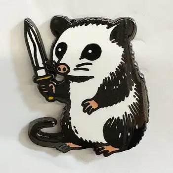 Strike Gently Pins - Stabby Possum - Strike Gently - Wild Lark