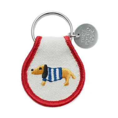 Patch Keychain - Sweater Dog - Three Potato Four - Wild Lark