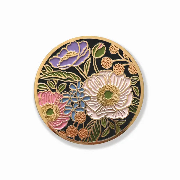 Luxe Coaster - Vibrant Flora - Paper Anchor Co. - Wild Lark