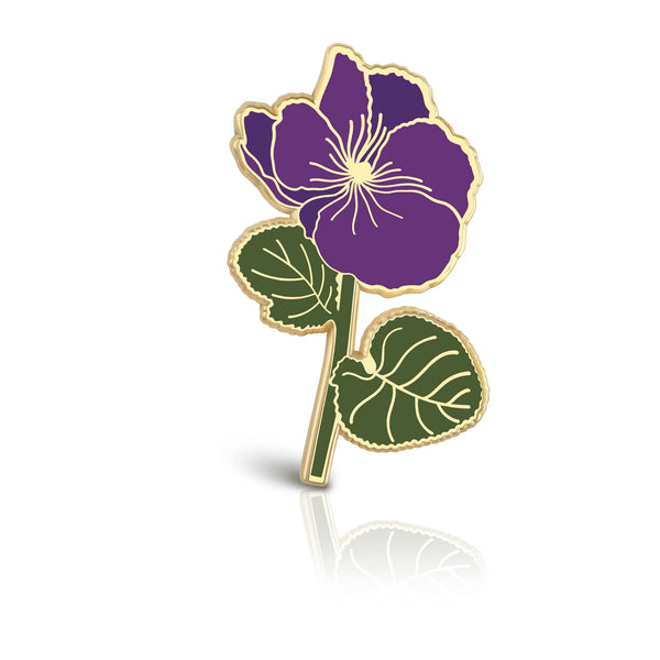 Enamel Pins by Plant Scouts - Violet Flower - Plant Scouts - Wild Lark