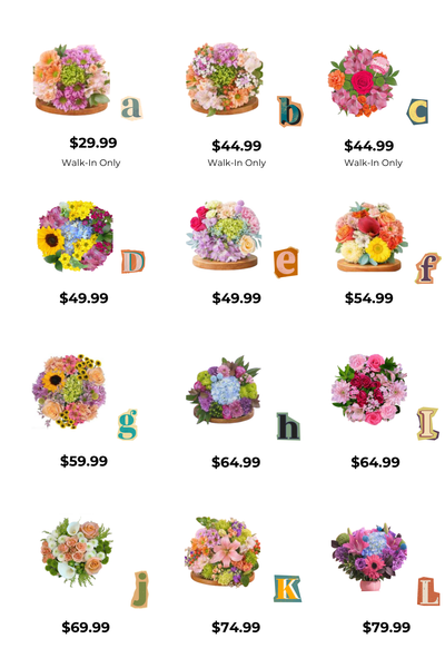Mother's Day Bouquets - - Wild Lark - Wild Lark