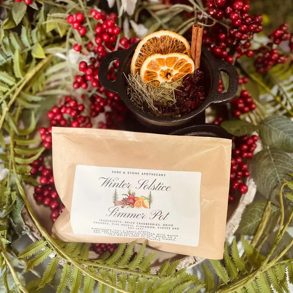 Simmer Pot Blend - Winter Solstice Blend - Sage & Stone Apothecary - Wild Lark