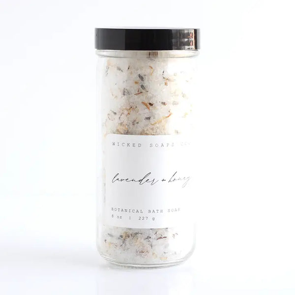 Lavender + Honey Bath Soak - - Wicked Soaps Co. - Wild Lark
