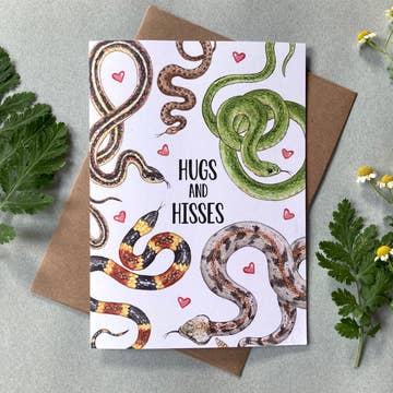 Lucinda Rowe Art Cards - Hugs and Hisses - Lucinda Rowe Art - Wild Lark
