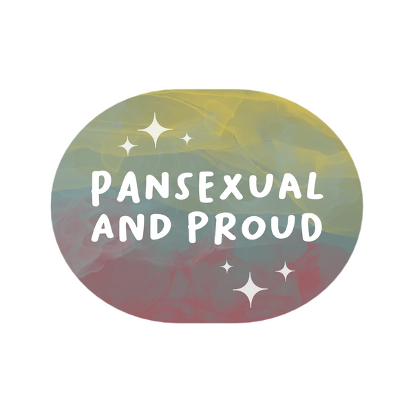 Pride Stickers - Pansexual and Proud - Liv Lyszyk Prints - Wild Lark