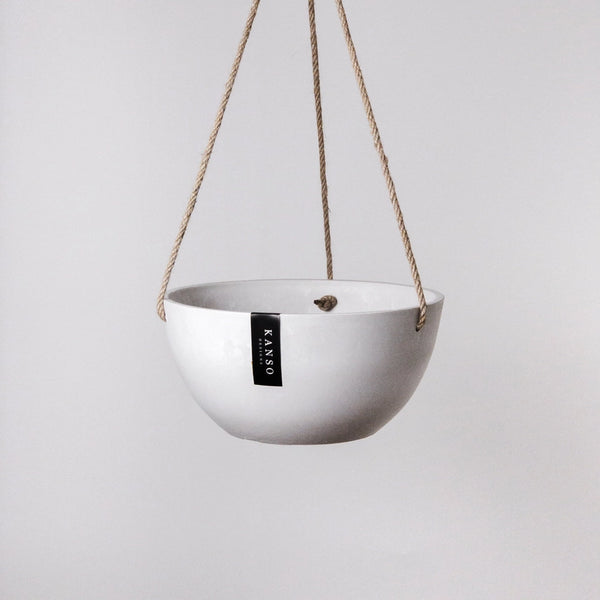 Hanging Planter Pot - 10" Stone - Kanso Designs - Wild Lark